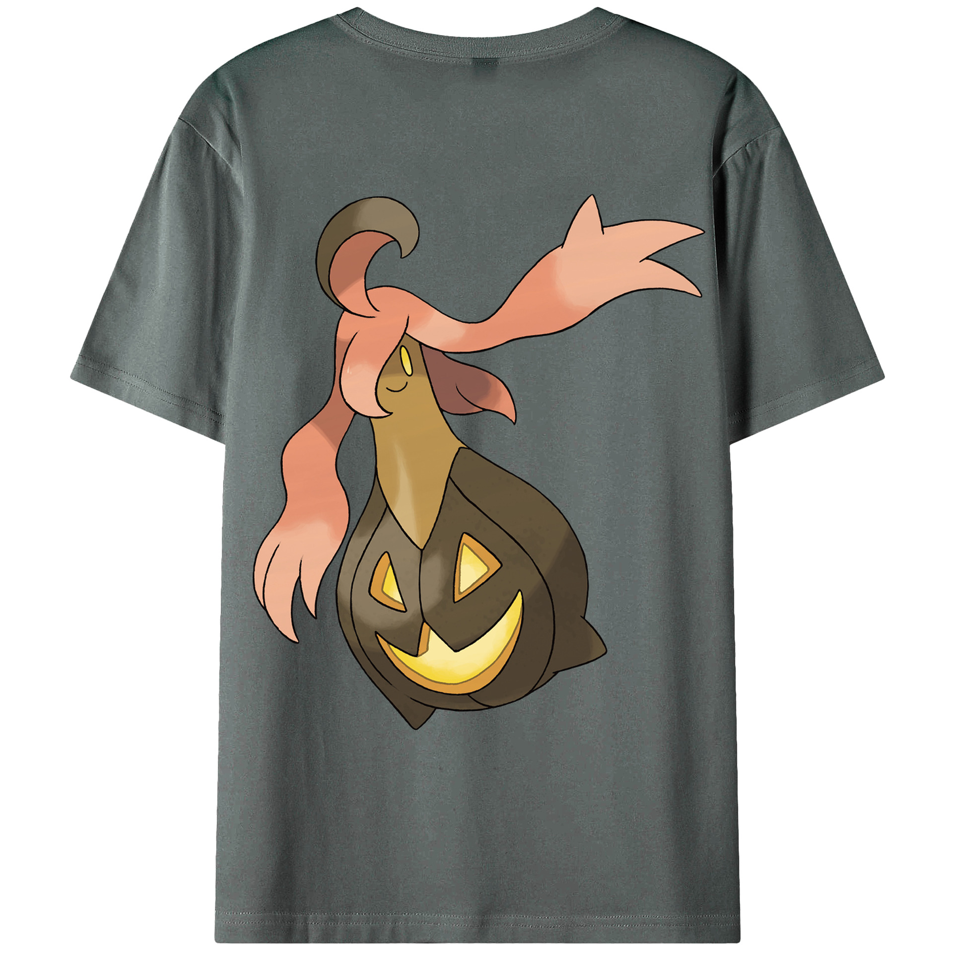 （画像用） ポケットモンスター Pokémon 綿100％ メンズ半袖Tシャツ（バックプリント） 通気性